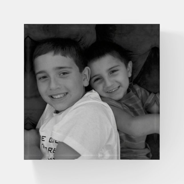 Custom Photo Paperweight (Front)