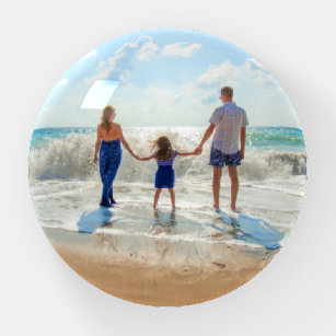 Custom Photo Paperweight Your Family Photos Design
