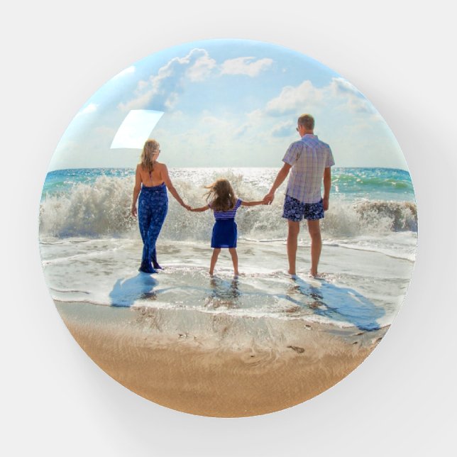 Custom Photo Paperweight Your Photos Gift (Front)