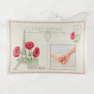 Custom photo Paris France trinket tray