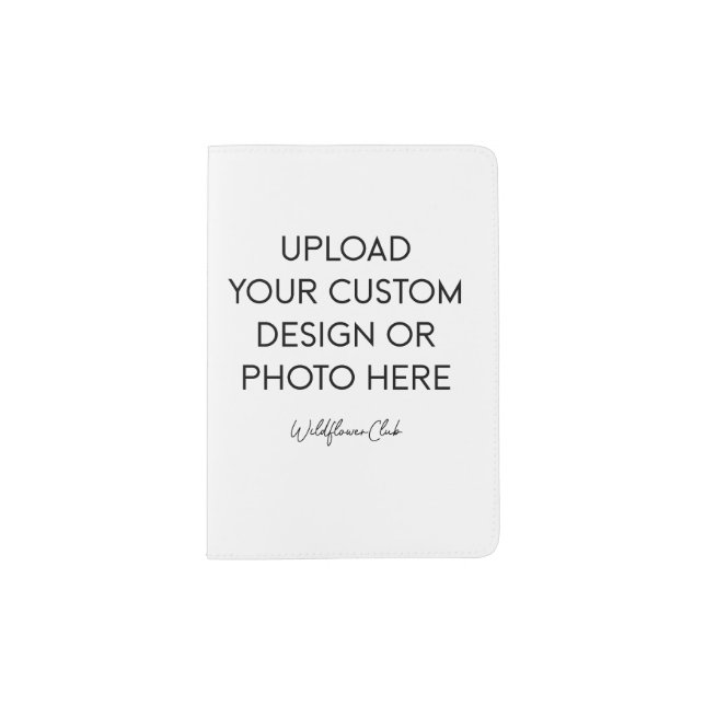 Custom Photo Passport Holder (Front)