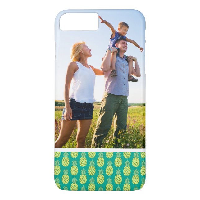 Custom Photo Pastel Pineapples Case-Mate iPhone Case (Back)