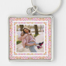 Custom Photo Pastel Pink Happy Green Mother’s Day