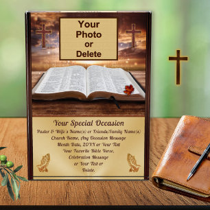 Custom Photo, Pastor and Wife Appreciation Gifts