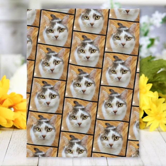 Custom Photo Pattern Collage Personalized Fleece Blanket (Creator Uploaded)
