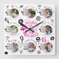 Custom Photo Pattern Daughter Birthday