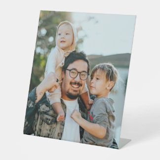 Custom Photo Pedestal Sign