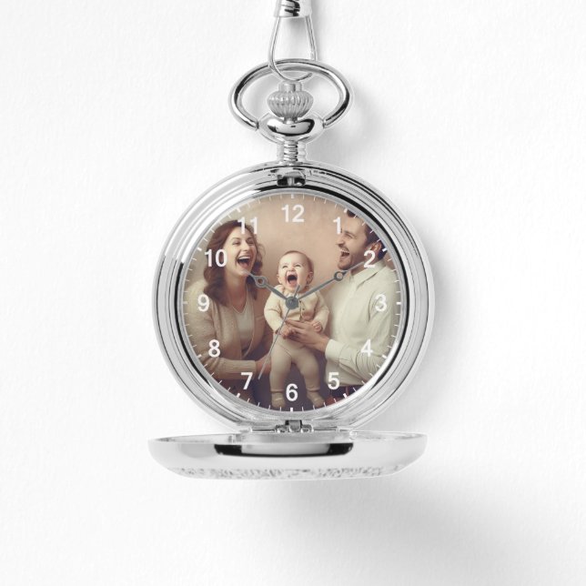 Custom photo perfect gift for mom to be watch (Front)