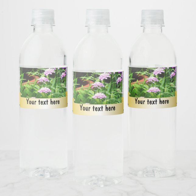 Custom Photo Personalised Water Bottle Labels (Bottles)