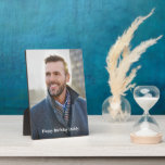 Custom Photo Personalize Easel Plaque<br><div class="desc">Custom Photo Personalize Easel Plaque is great for that photo that you want to display on your table or give as a gift. Replace with your wonderful photograph and information.</div>