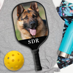 Custom Photo Personalized 3 Initial Monogram  Pickleball Paddle