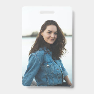 Custom Photo Personalized Badge