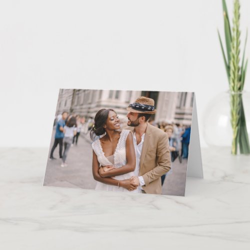Custom Photo Personalized Blank Greeting Cards