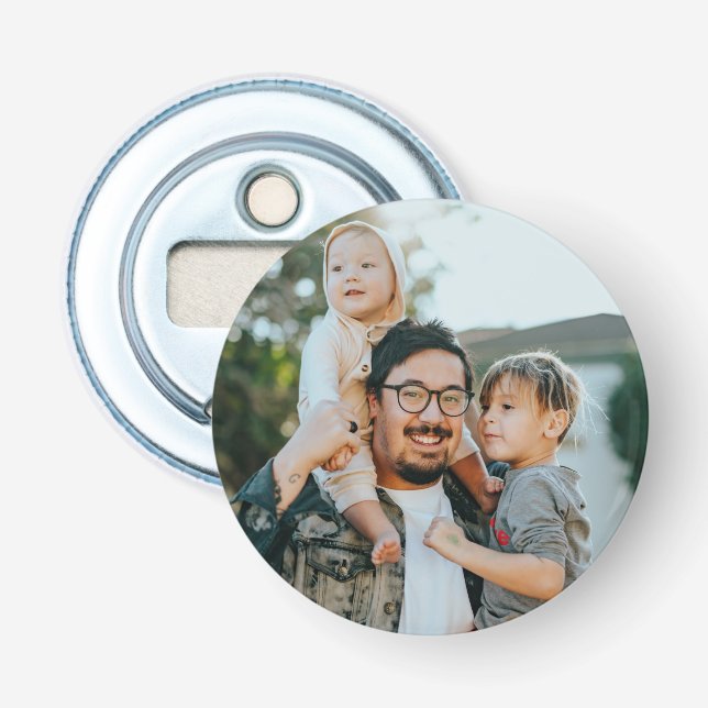 Custom Photo Personalized   Bottle Opener (Front)