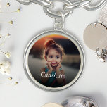 Custom Photo Personalized Bracelet<br><div class="desc">Create your own personalized charm bracelet with your custom image. Add your favorite photo,  design or artwork to create something really unique. Treat yourself or make the perfect gift for family,  friends,  parents and grandparents!</div>