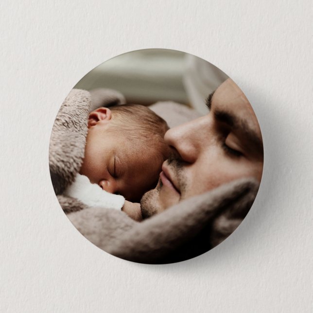 Custom Photo Personalized Button (Front)