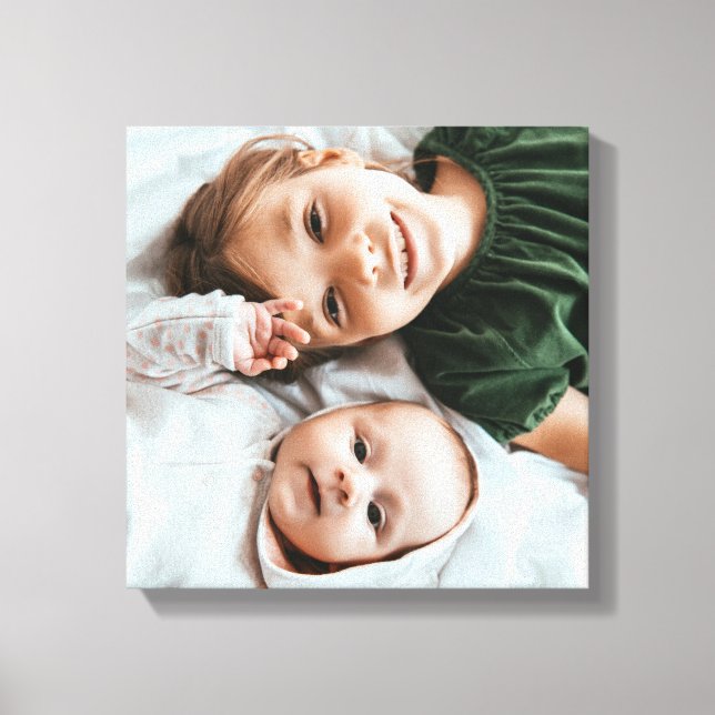 Custom Photo Personalized Canvas Art Print (Front)