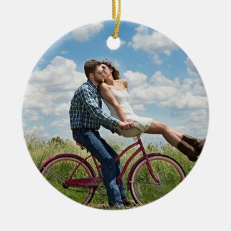 Custom Photo Personalized Ceramic Ornament