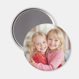 Custom Photo Personalized Circle Magnet
