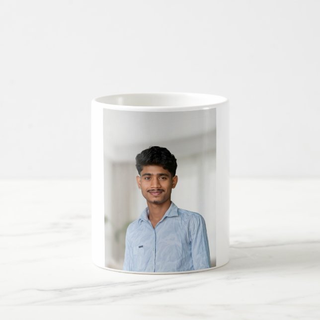 Custom Photo Personalized Coffee Mug (Center)