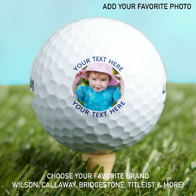 Custom Photo Personalized Create Your Own Golf Balls (Creator Uploaded)