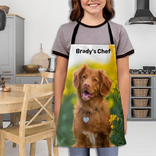 Custom Photo Personalized Create Your Own Kids Apron