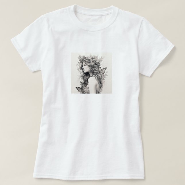 Custom Photo Personalized Create Your Own  T-Shirt (Design Front)