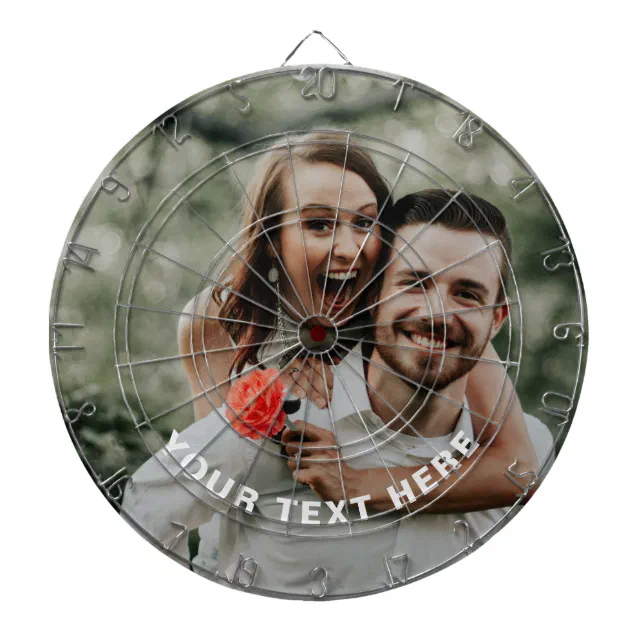 Custom Photo Personalized Dart Board Zazzle