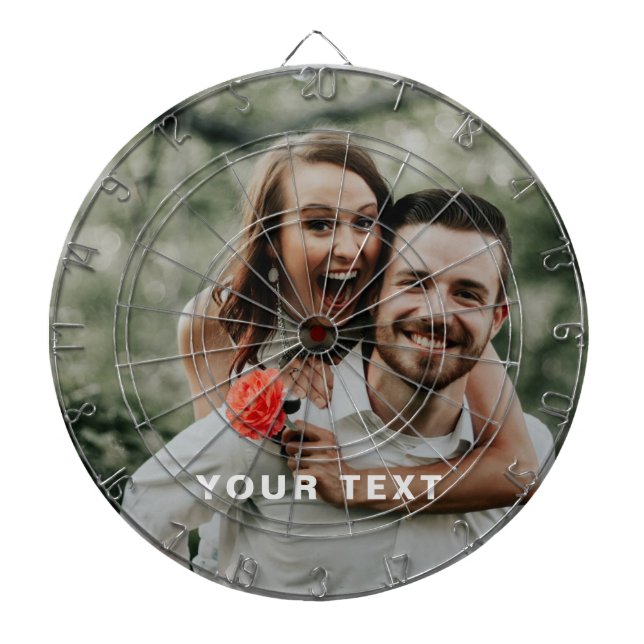 Custom Photo Personalized Dart Board (Front)