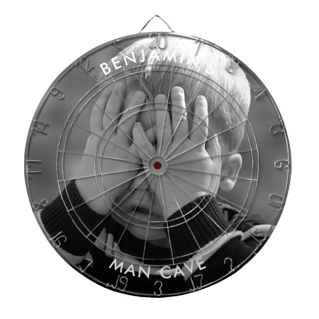 Custom Photo Personalized Dart Board (Front)