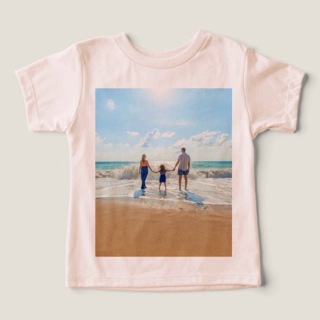 Custom Photo Personalized Design Your Own Toddler T-shirt (Design Front)