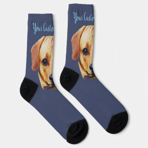 Custom Photo Personalized Dog Face Socks