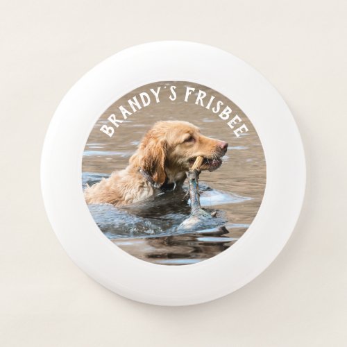 Custom Photo Personalized Dog Wham_O Frisbee