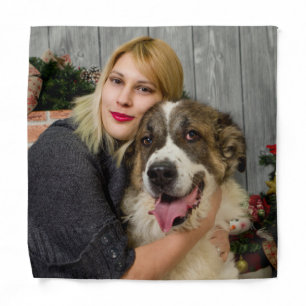 Custom Photo Personalized Double Picture Bandana