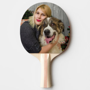 Custom Photo Personalized Double Picture Ping Pong Paddle