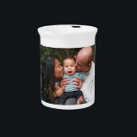 Custom Photo Personalized Family Beverage Pitcher<br><div class="desc">Custom Photo Personalized Family beverage pitcher</div>