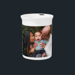 Custom Photo Personalized Family Beverage Pitcher<br><div class="desc">Custom Photo Personalized Family beverage pitcher</div>