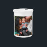 Custom Photo Personalized Family Beverage Pitcher<br><div class="desc">Custom Photo Personalized Family beverage pitcher</div>