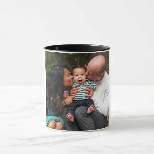Custom Photo Personalized Family Mug (Center)