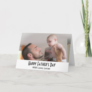 Custom Photo Personalized Father's Day Card
