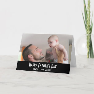 Custom Photo Personalized Father's Day Card