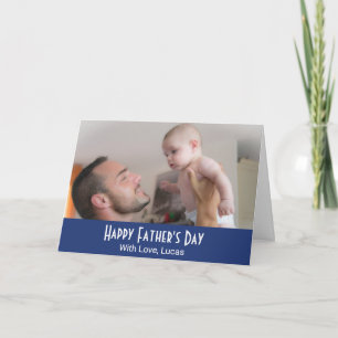 Custom Photo Personalized Father's Day Card