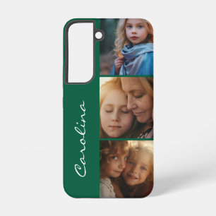 Custom Photo Personalized Forest Green Samsung Galaxy S22 Case