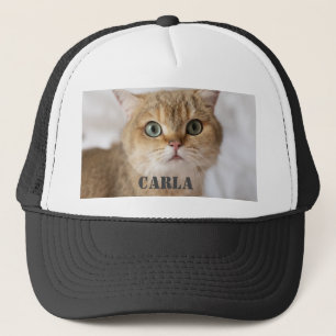 Custom Photo Personalized Gift, Chic and Elegant Trucker Hat