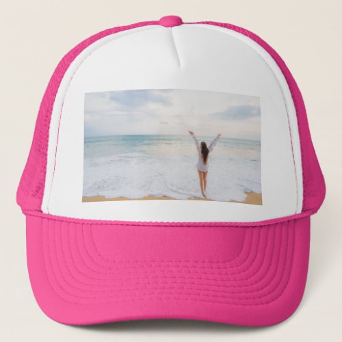 Custom Photo Personalized Gift Chic for Girls Trucker Hat