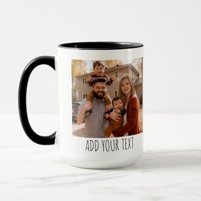 Custom Photo Personalized Gift Ideal Gift Idea  Mug (Left)