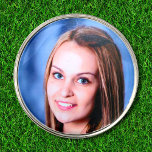 Custom Photo Personalized Golf Ball Marker<br><div class="desc">Upload a photo, and easily create your personalized golf ball marker. You can TRANSFER this DESIGN on other Zazzle products and adjust it to fit most of the Zazzle items. Standard Studio designs are made in high-resolution vector graphics for a professional print. Thank you for choosing our designs and stopping...</div>