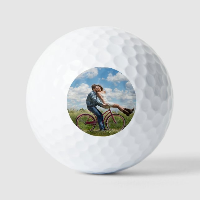 Custom Photo Personalized   Golf Balls (Front)