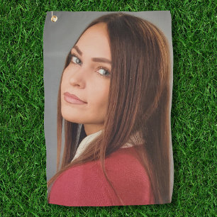 Custom Photo Personalized Golf Towel