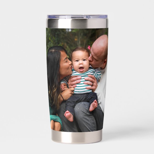 Custom Photo Personalized Insulated Tumbler (Front)